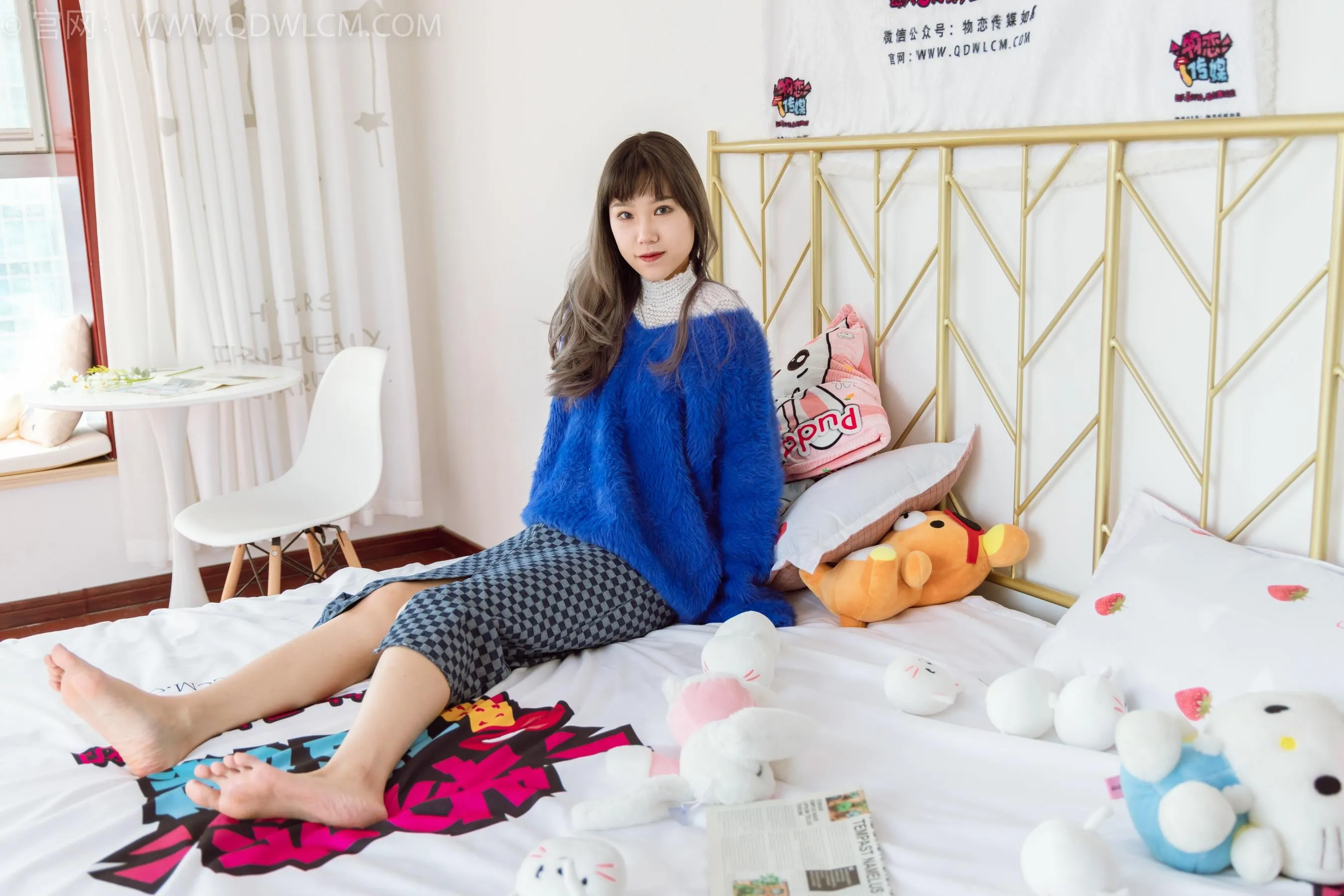 物恋传媒 NO.1507 依依-蓝色情怀 [140P]插图6